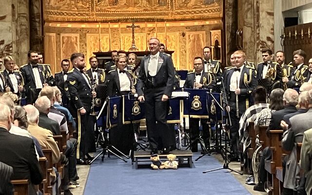 RAF Central Band performing