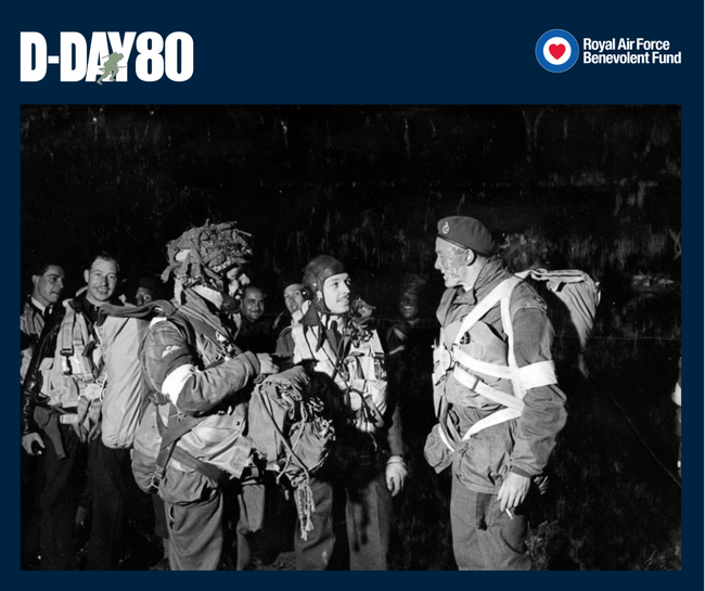 Paratroops of the 5th Parachute Brigade Group wait nervously in the dark at Keevil airfierld in Wiltshire on 5 June 1944 before emplaning their respective aircraft to take part in Operation TONGA, the opening phase of the invasion of Europe.