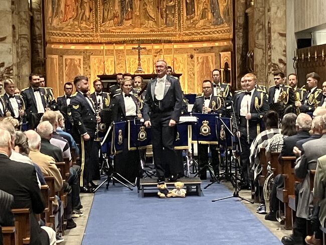 RAF Central Band performing